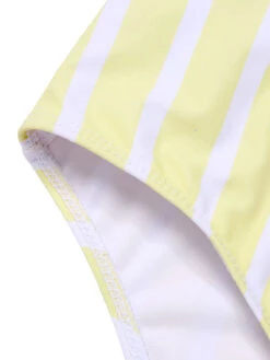 [Pre-Sale] Yellow & Pink 1940s Stripe One-Piece Swimsuit -Retro Pulse Shop SCXL000430 6