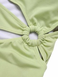 Green 1950s Solid Waist Cutout Ring Swimsuit -Retro Pulse Shop SCXL000445 4 8c89bfb3 f2f5 412d 9c9d 0679809c1922