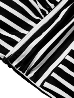 1950s Stripes Spaghetti Strap One-Piece Swimsuit -Retro Pulse Shop SCXL000450 8