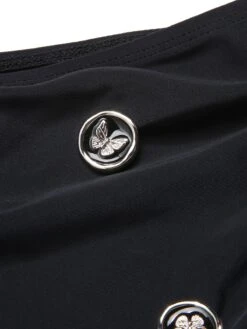 [Pre-Sale] Black 1960s 3D Butterfly Mesh Pleated Swimsuit -Retro Pulse Shop SCXL000468 5