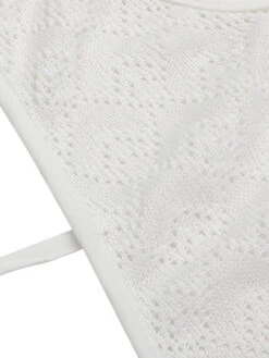 White 1960s Knitted Halter Dress Cover-Up -Retro Pulse Shop SCXL000515 5