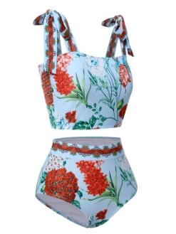 Multicolor 1960s Strap Floral Swimsuit -Retro Pulse Shop SCXL000566 1 2 compressed