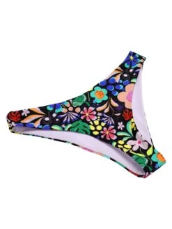 1950s Hippie Floral Strap One-Piece Swimsuit -Retro Pulse Shop SCXL000610 5