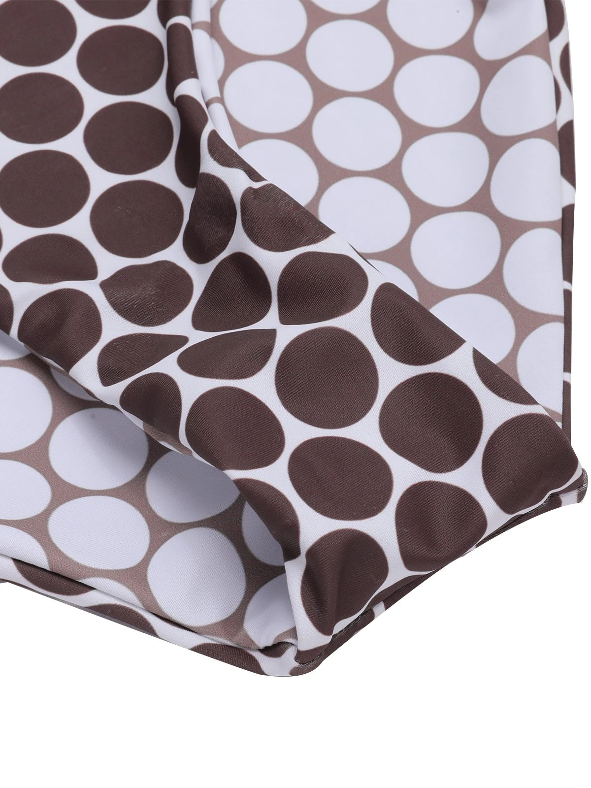 Brown 1930s Beads Straps Polka Dots Reversible Swimsuit 12 Brown 1930s Beads Straps Polka Dots Reversible Swimsuit - Image 10