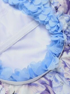 Multicolor 1950s 3D-Flowers Spaghetti Straps Swimsuit -Retro Pulse Shop SCXL000624 10