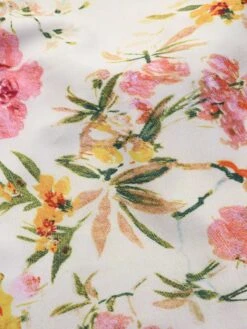 Multicolor 1950s 3D-Flowers Spaghetti Straps Swimsuit -Retro Pulse Shop SCXL000624 5