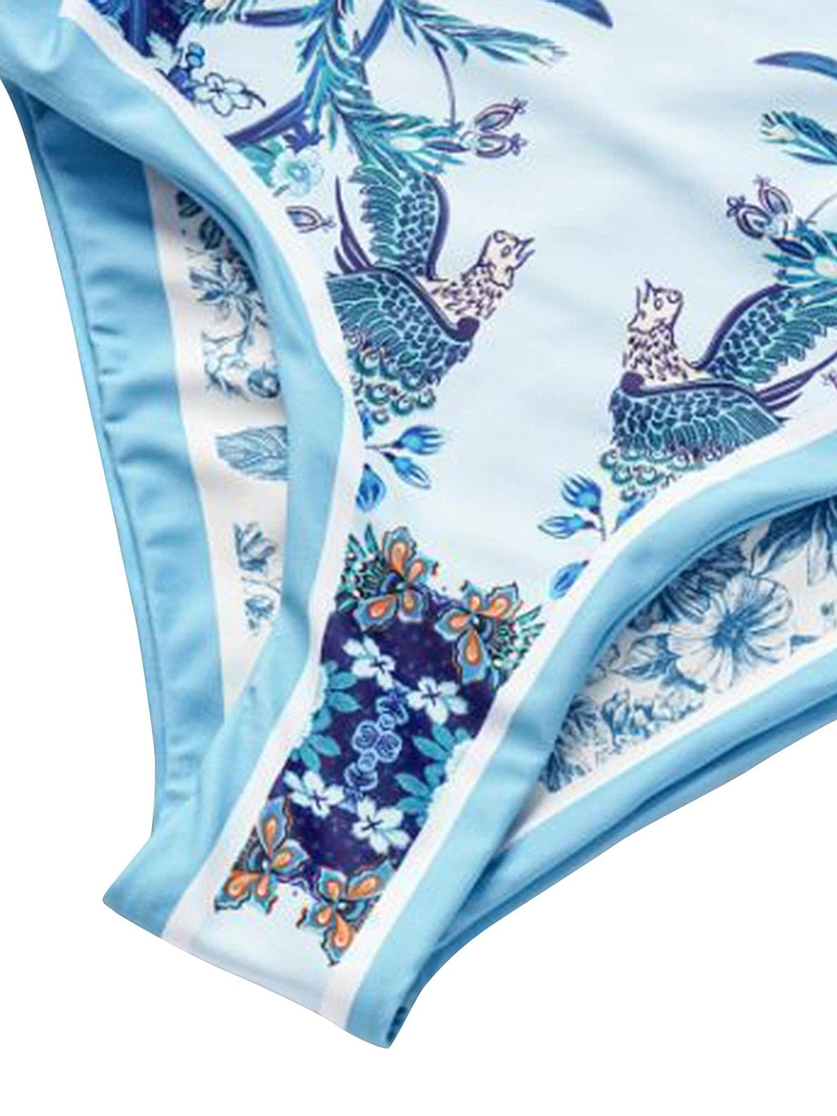 Blue 1930s Straps Reversible Swimsuit 8 Blue 1930s Straps Reversible Swimsuit - Image 6