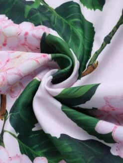 Pink 1950s Cold-Shoulder Floral Ruffle Swimsuit 11 Pink 1950s Cold-Shoulder Floral Ruffle Swimsuit -Retro Pulse Shop SCXL000630 6