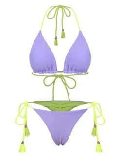 1950s Tie Back Backless Braided Bikini Set -Retro Pulse Shop SCXL000632 13