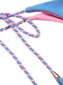 1950s Tie Back Backless Braided Bikini Set -Retro Pulse Shop SCXL000632 5