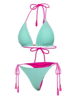 1950s Tie Back Backless Braided Bikini Set -Retro Pulse Shop SCXL000632 9