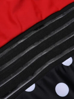 1960s One-Shoulder Ruffles Polka Dots Swimsuit -Retro Pulse Shop SCXL000644 1 4