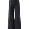 Black 1940s Gothic Wide-Leg Pants 1 Black 1940s Gothic Wide-Leg Pants -Retro Pulse Shop SCXL000648 1