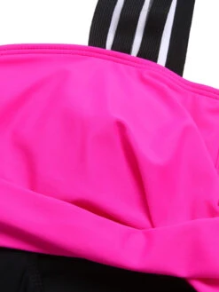 Black & Rose Red 1960s Color Block Swimsuit -Retro Pulse Shop SCXL000657 1 4