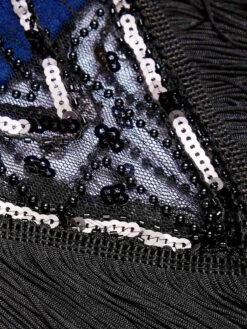 Plus Size 1920s Sequined Dress -Retro Pulse Shop SVH034316 BL 7