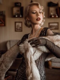 [US Warehouse] Pink 1920s Cap Sleeve Sequin Evening Dress -Retro Pulse Shop SVH034483 P E 49453123 7718 4d88 be73 393c40c9e88d