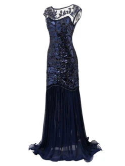 [US Warehouse] Black 1920s Sequin Maxi Flapper Dress -Retro Pulse Shop SVV031525 BL 2 733afff3 0c83 4202 928e 87c897553d0d