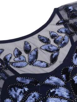 [US Warehouse] Blue 1920s Sequin Maxi Dress -Retro Pulse Shop SVV031525 BL 4 faa89228 7253 459d b009 0fbc9db09982