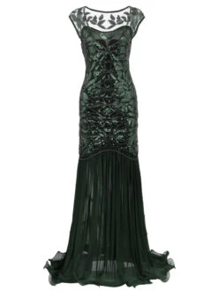 [US Warehouse] Blue 1920s Sequin Maxi Dress -Retro Pulse Shop SVV031525 DG 1 aee5c06d 8b3b 48a9 bdc7 68a3b6f457bf