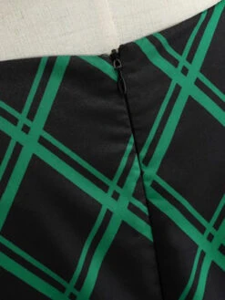 Green 1950s Plaid Belted Swing Dress -Retro Pulse Shop SVV031896 B 5