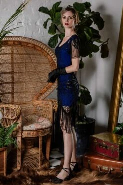 1920s Sequin Art Deco Flapper Dress -Retro Pulse Shop SVV032064 BL 2 61cd291f c8fc 40f4 8e14 37e656be0648