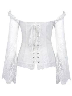 Halloween Steampunk Lace Patchwork Corset -Retro Pulse Shop W2 f06d190a 6141 49cd a91a 0d6242e34894