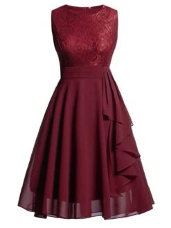 1950s Solid Lace Sleeveless Swing Dress -Retro Pulse Shop WR1 d3484ddc ca0d 4593 aace 637be6c13e9c