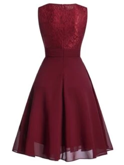 1950s Solid Lace Sleeveless Swing Dress -Retro Pulse Shop WR3 271092b6 a1a9 4626 8ed2 7ea3a72ccbae