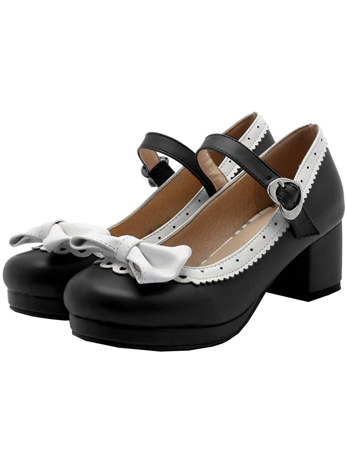 Retro Bow Non-slip High Heel Shoes 10 Retro Bow Non-slip High Heel Shoes - Image 8